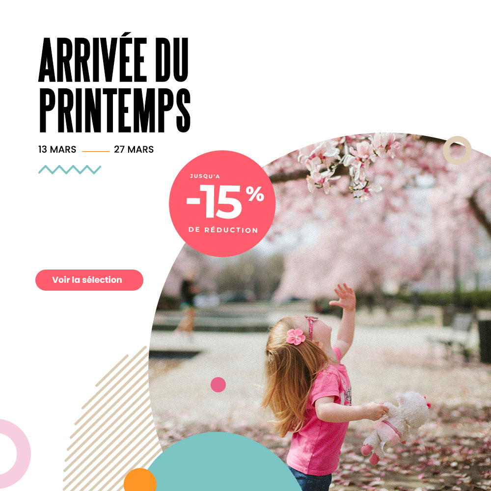 Profitez des nos promotions pour l'arrivée du printemps !